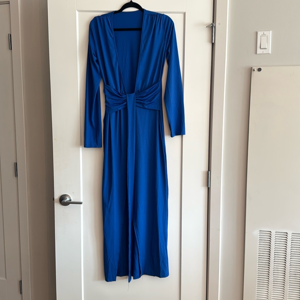 Blue maxi dress